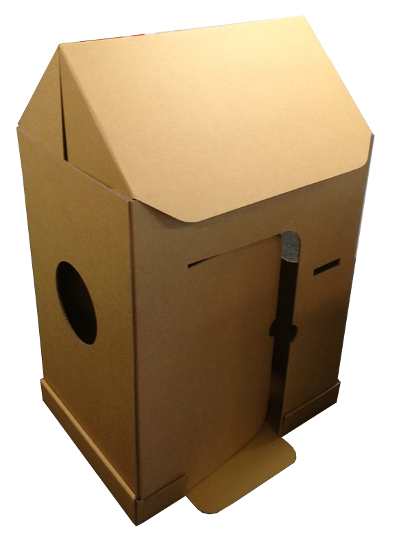 Cardboard Cubby House Small